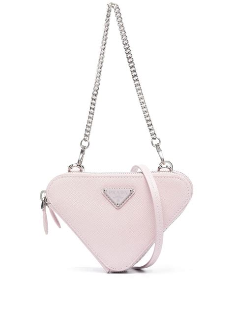 Prada Borsa Mini Con Placca a Triangolo 